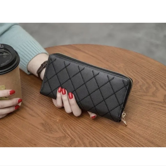 Women Lady Leather Wallet Card Holder Long Clutch Handbag Best Gift US STOCK - Picture 2 of 5